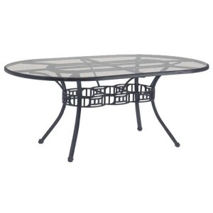 Marche Motif Oval Dining Table