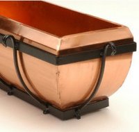 Copper Planter Boxes