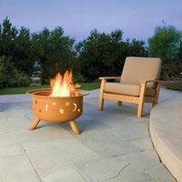 Star and Moon Fire Pit
