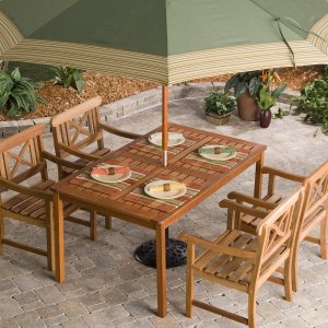 Traditional Cross Back Dining Set