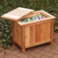 Wood Beverage Box Cooler