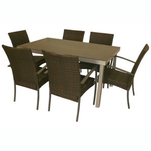 Modern Wicker Dining Set